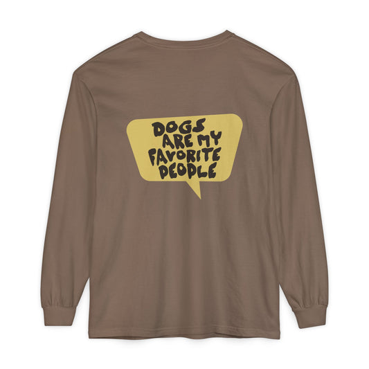 Dogs Are My Favorite People Long Sleeve Tee